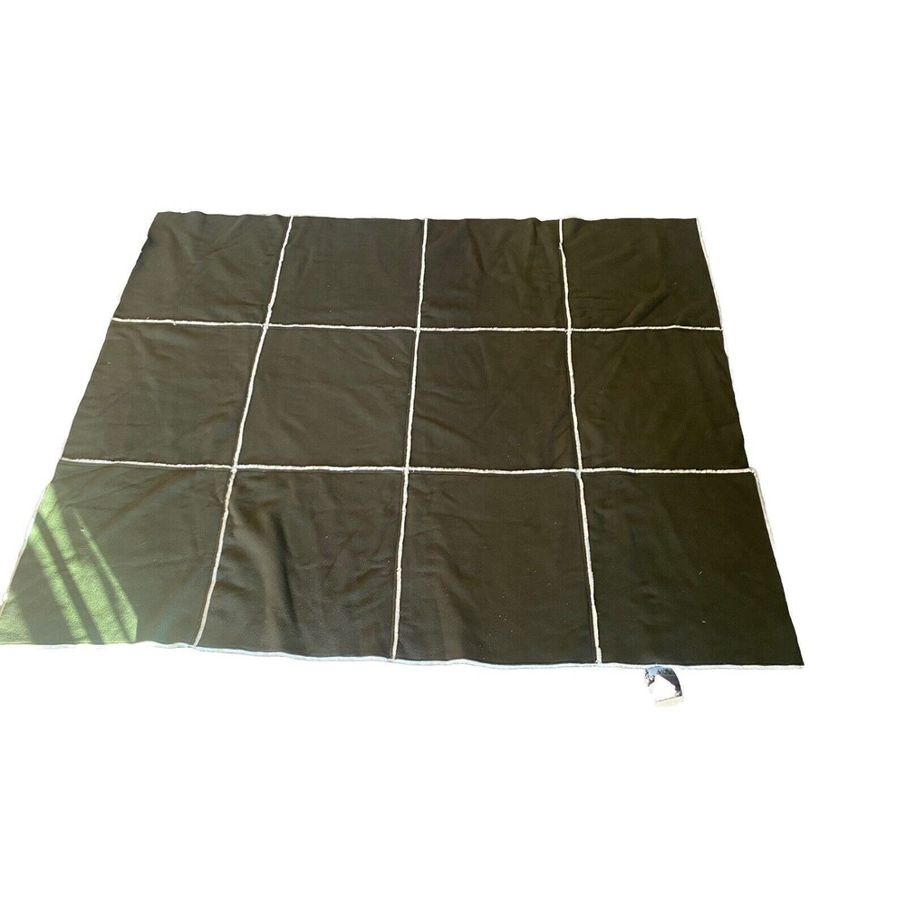 Woolrich Olive Green Thick Plush Fleece Blanket 50” x 68” New with Tags
